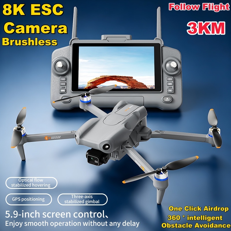5.9in Touch Screen 3 Axis Gimb - Jjrc Drone X12 recension och pris