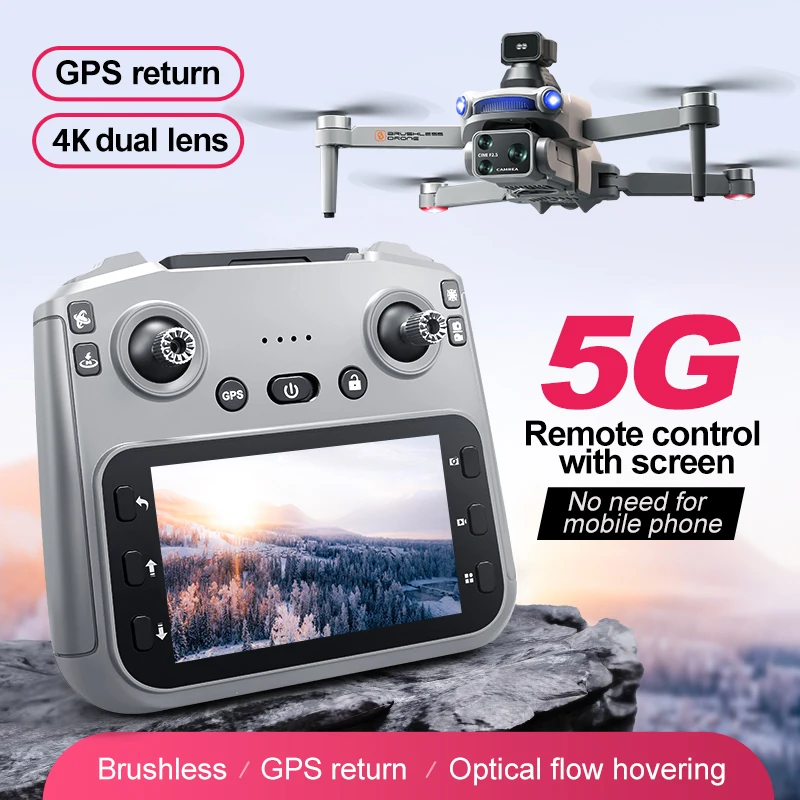 S119 Drone GPS WIFI FPV 4K Dua - Drone Gps Mount recension och pris