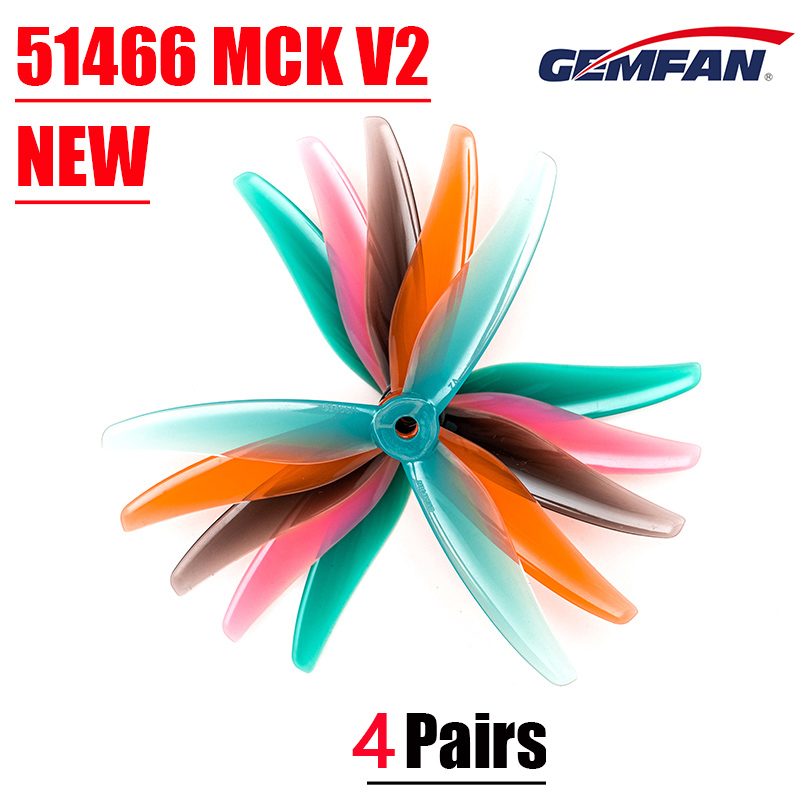 4 Pairs GEMFAN 51466 MCK  5 in - Drone Battery Strap recension och pris